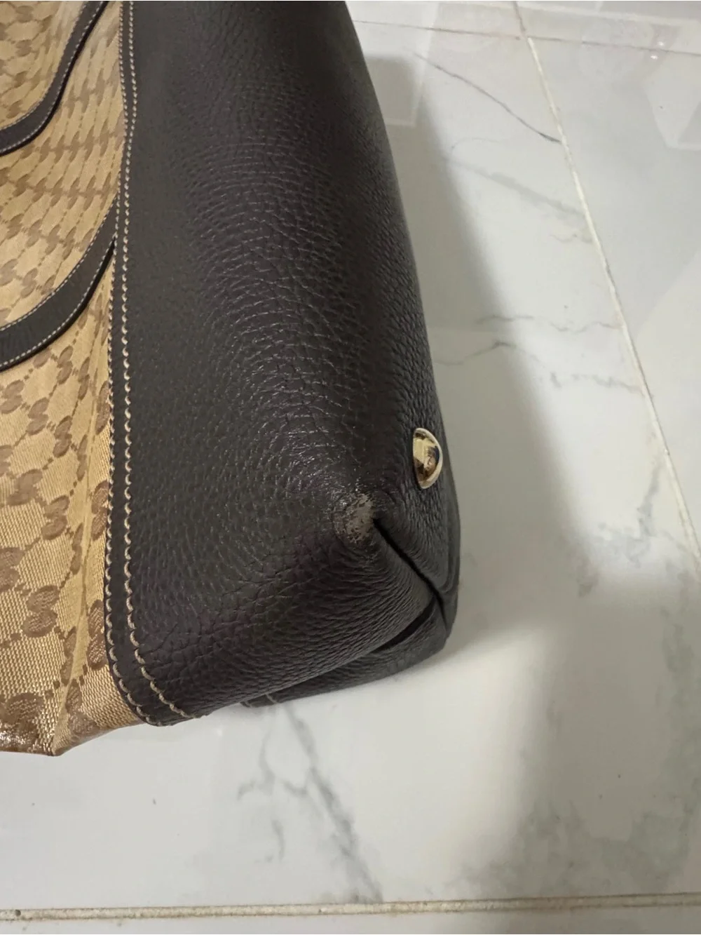 Gucci coated canvas